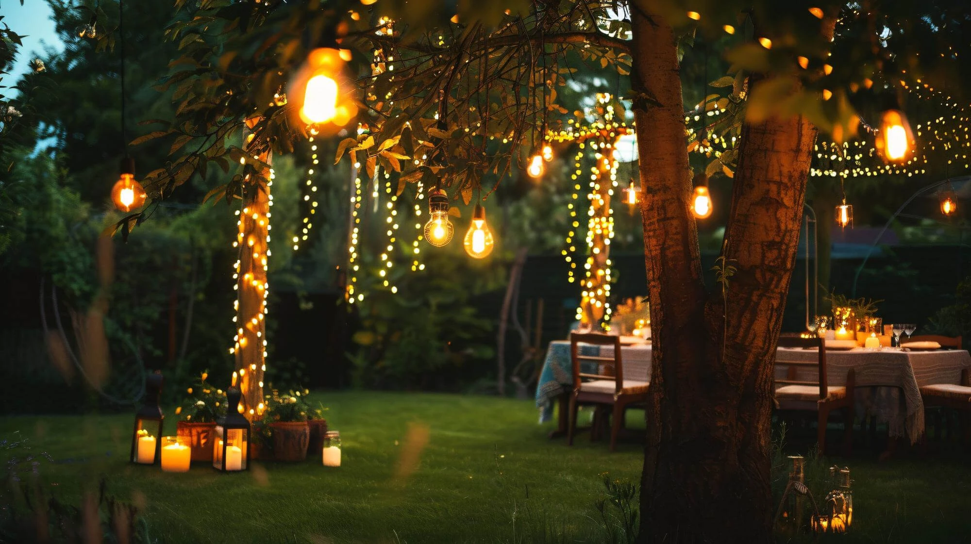Garden party catering services